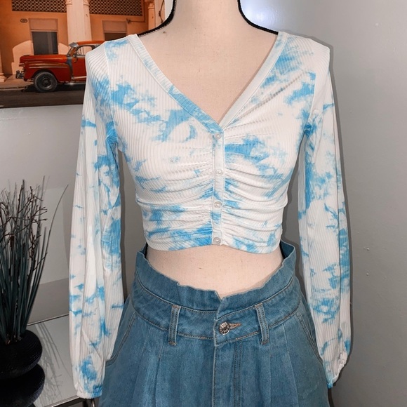 Tops - Cute Tie Dye Crop Top